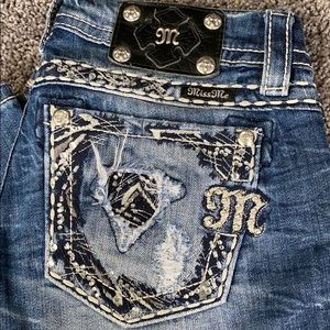 Miss Me Signature Cropped Jeans.